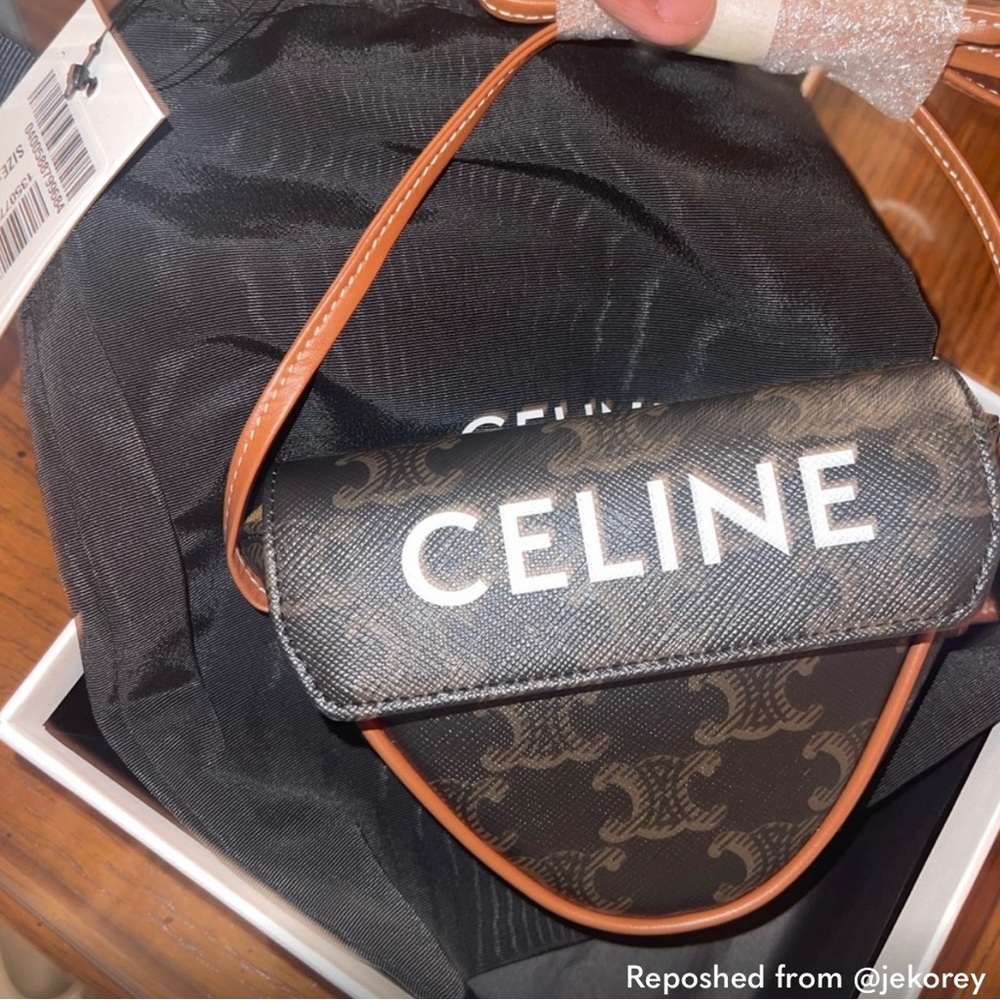 Celine mini triangle bag